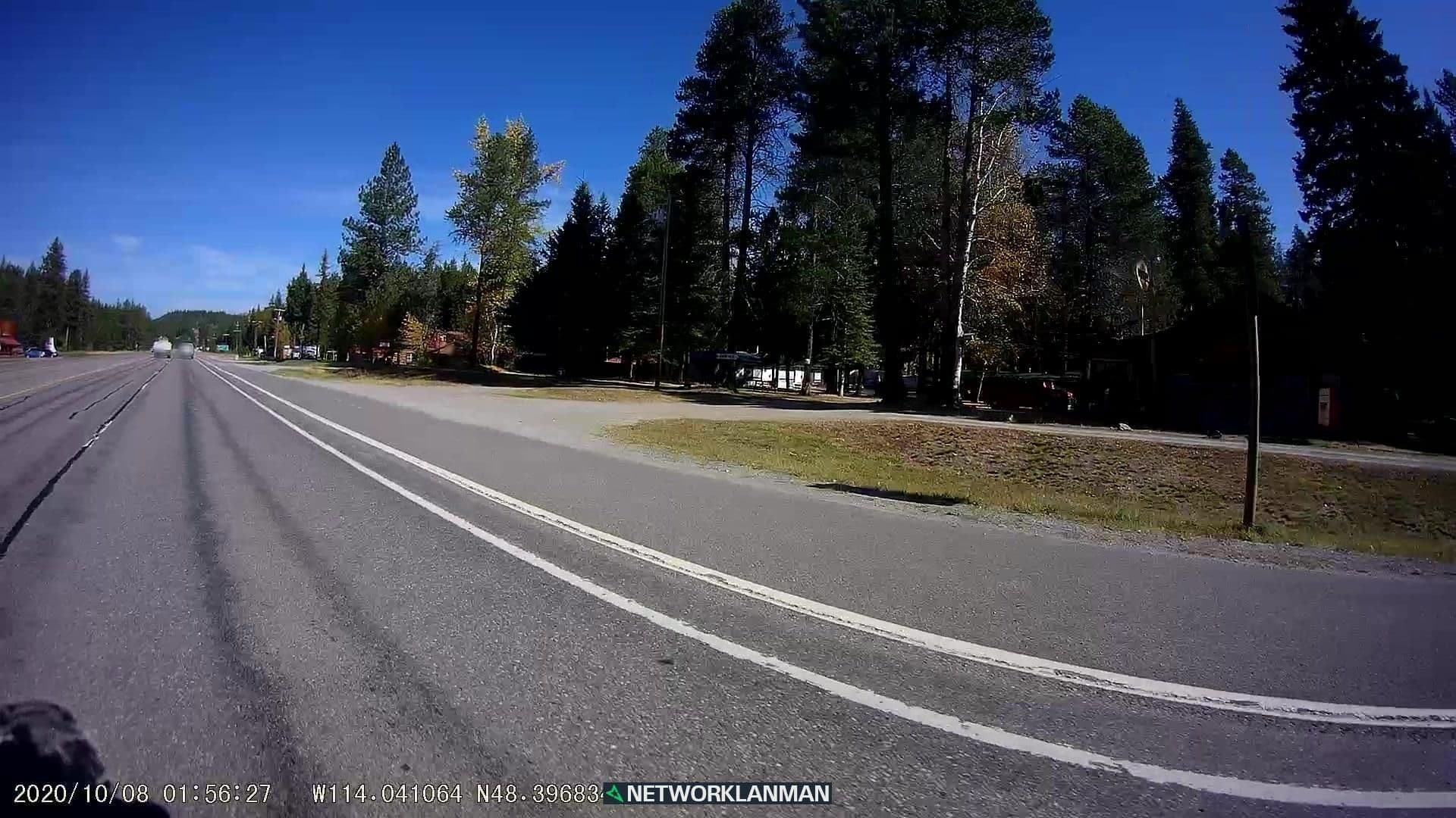 Street view near Middle Fork Motel, Columbia Falls — © networklanman (CC BY-SA · Mapillary)