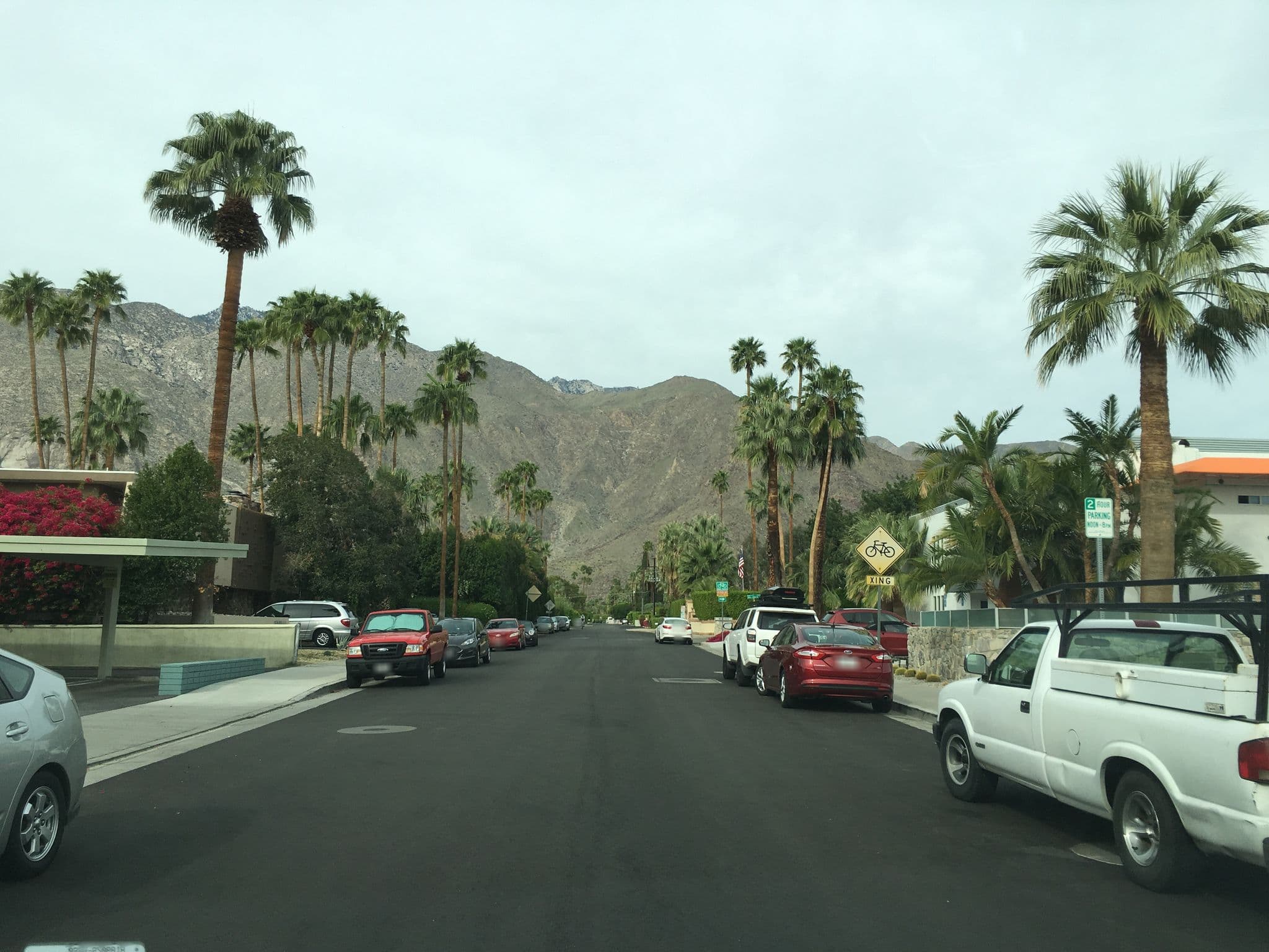 Street view near The Twist, Palm Springs