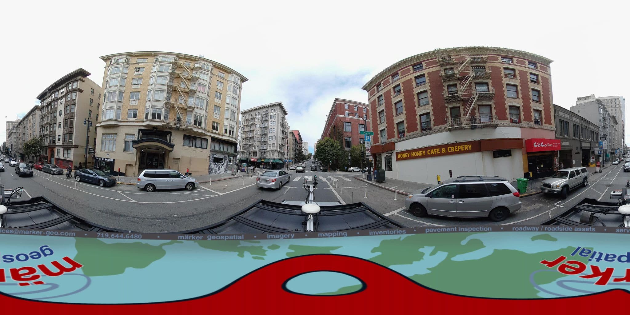 Street view near Post Hotel, Chinatown