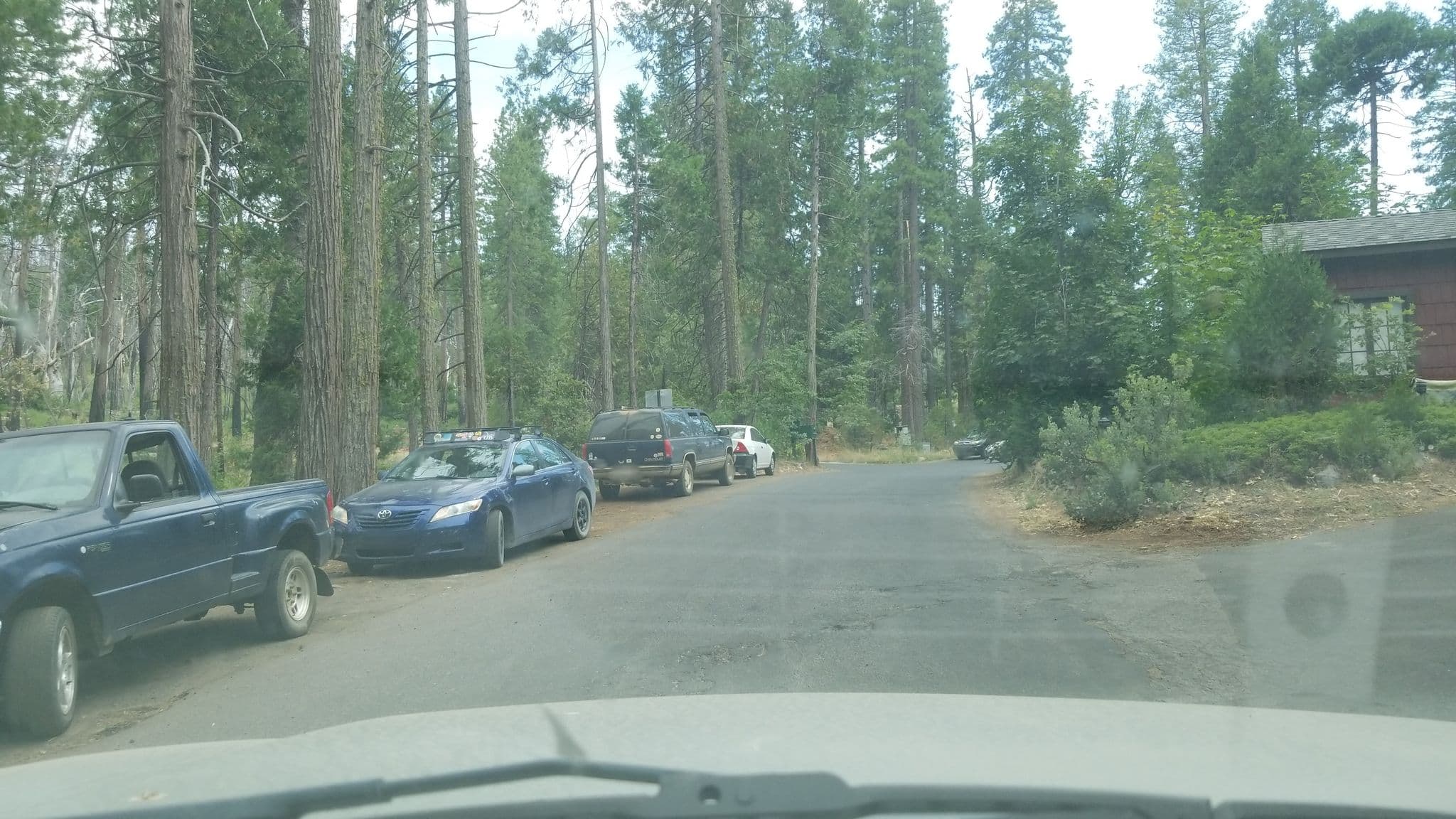 Street view near Evergreen Lodge, Yosemite Valley — © nmixter (CC BY-SA · Mapillary)