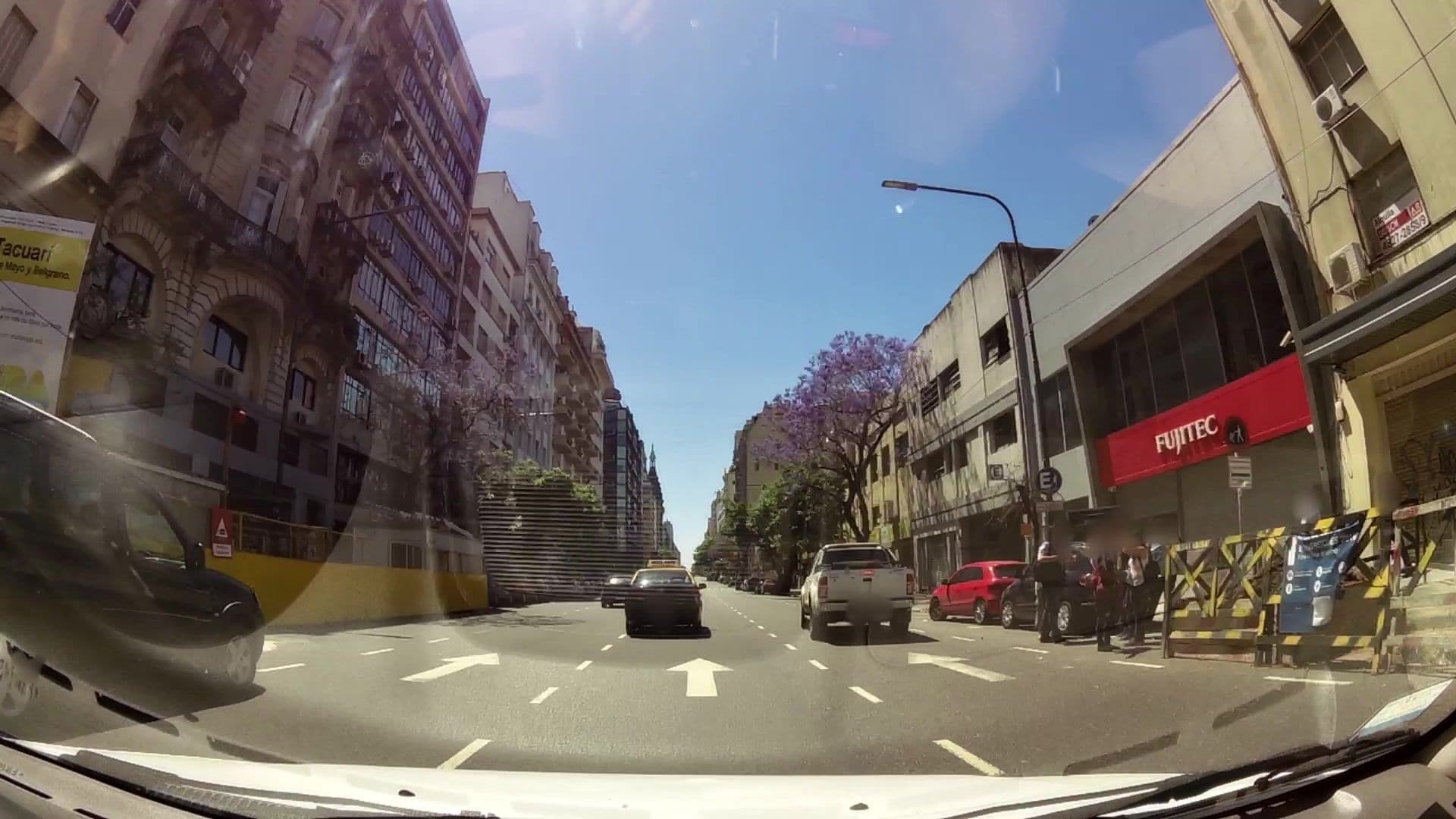 Street view near Hostel Rayuela, Buenos Aires