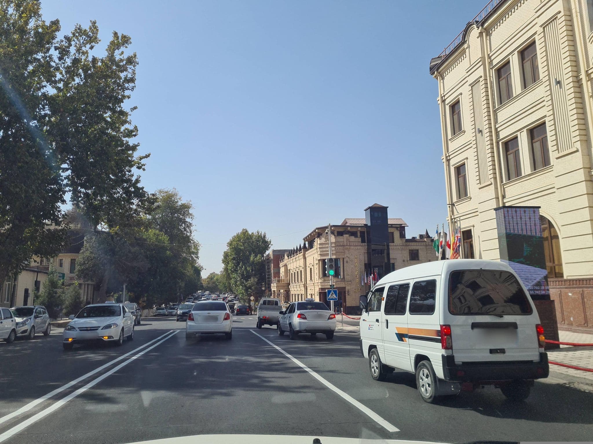 Street view near Shahdil Hotel, Samarkand