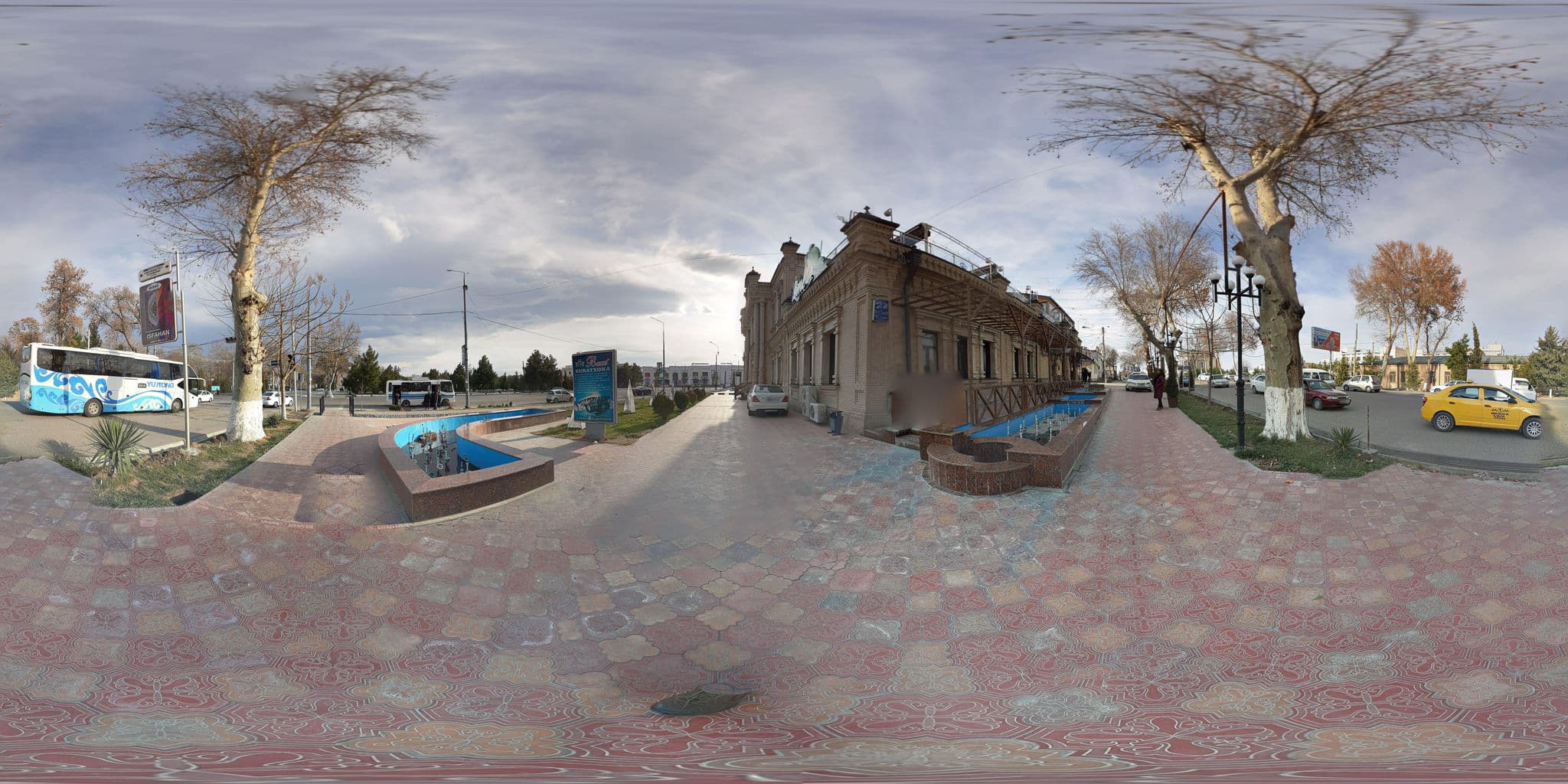 Street view near Hotel Boulevard Palace, Samarkand