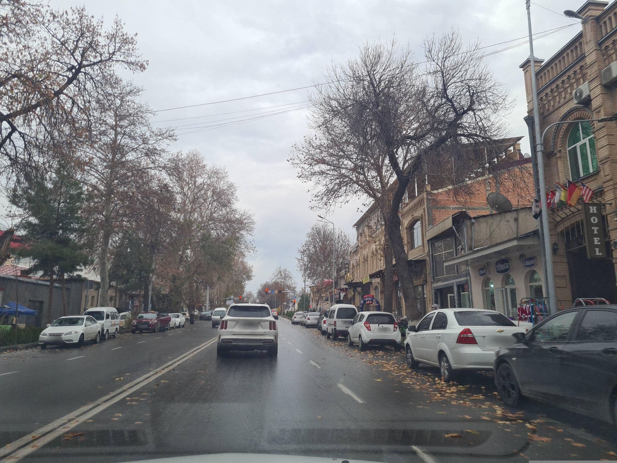 Street view near Hotel Royal Palace, Samarkand