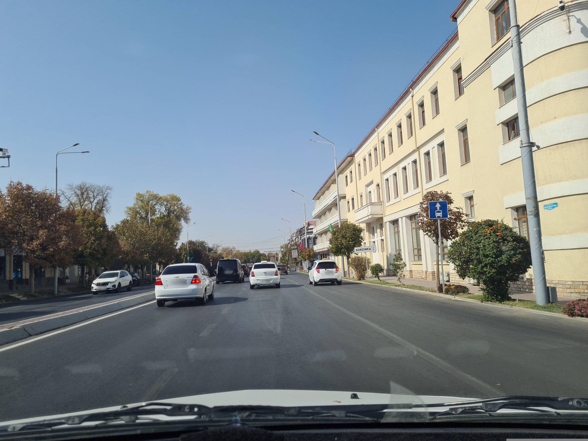 Street view near Hotel Registon, Samarkand