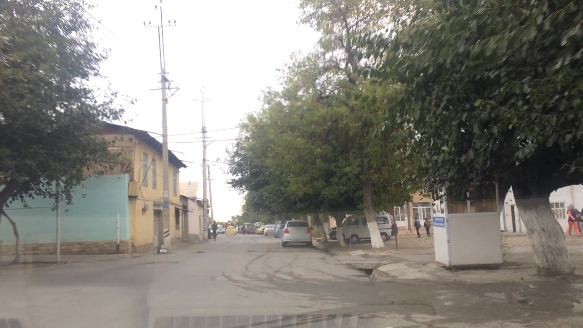 Street view near Old palace hotel, Samarkand