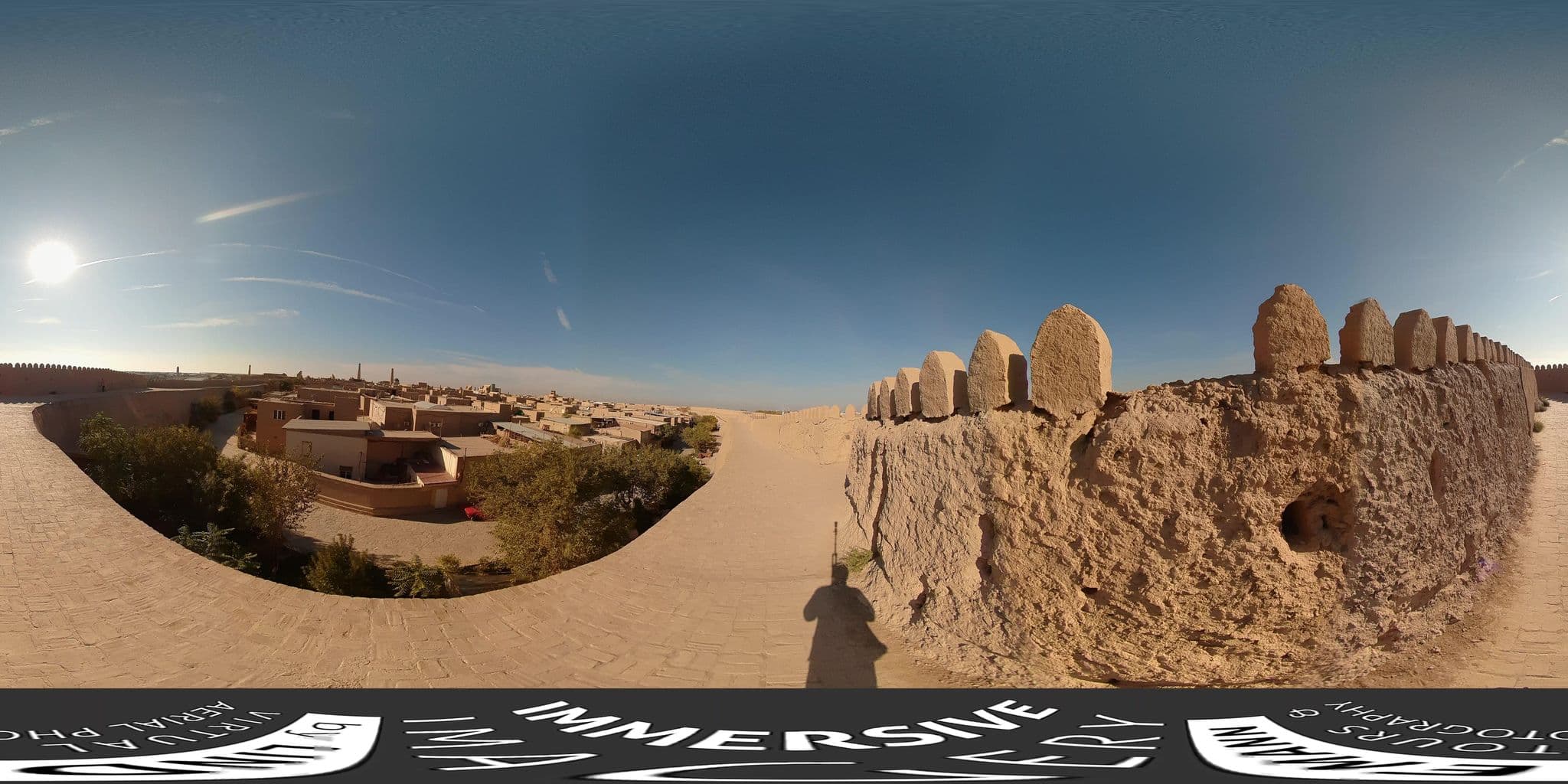 Street view near Guest House Dilorom B&B, Xiva — © l1ndemann (CC BY-SA · Mapillary)