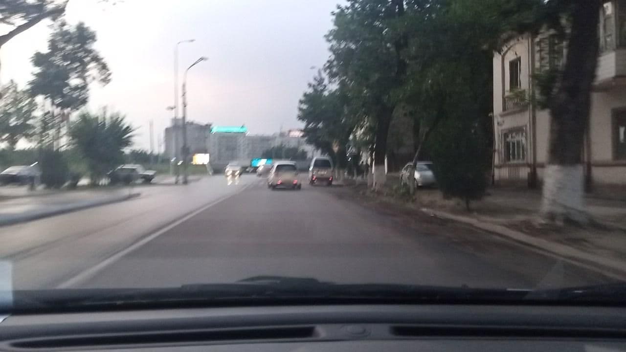 Street view near Corner Hotel, Tashkent