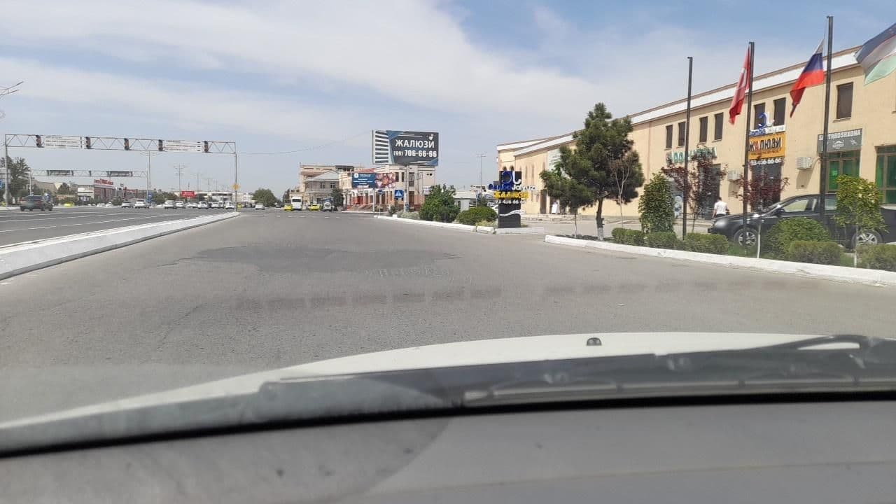Street view near Samarqand Darvoza Hotel, Bukhara