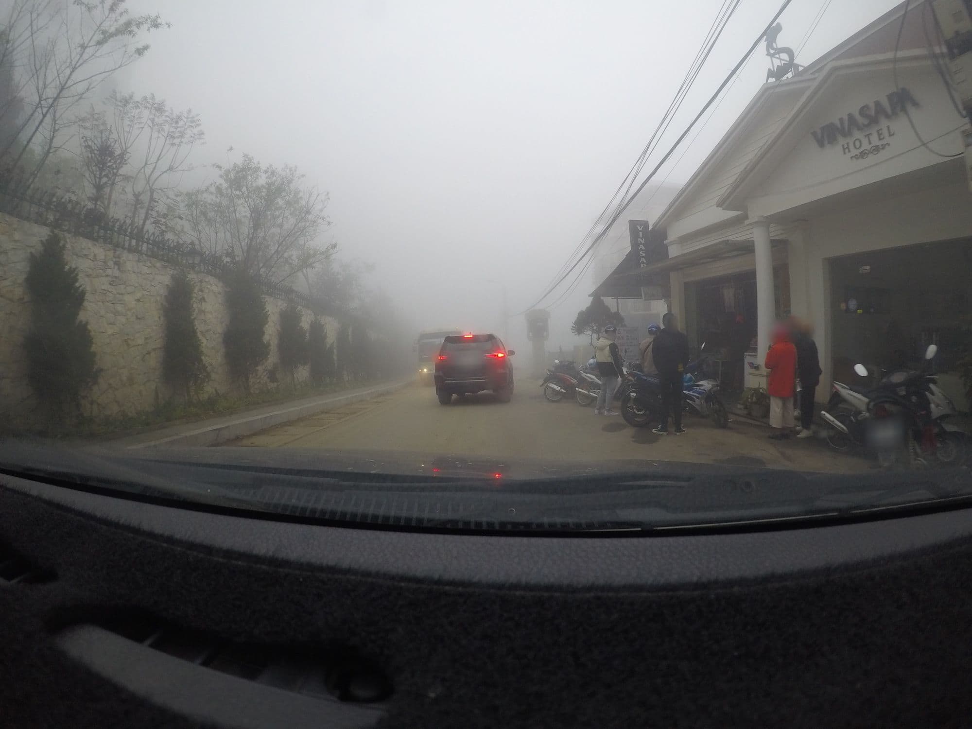 Street view near Vinasapa hotel, Sa Pa