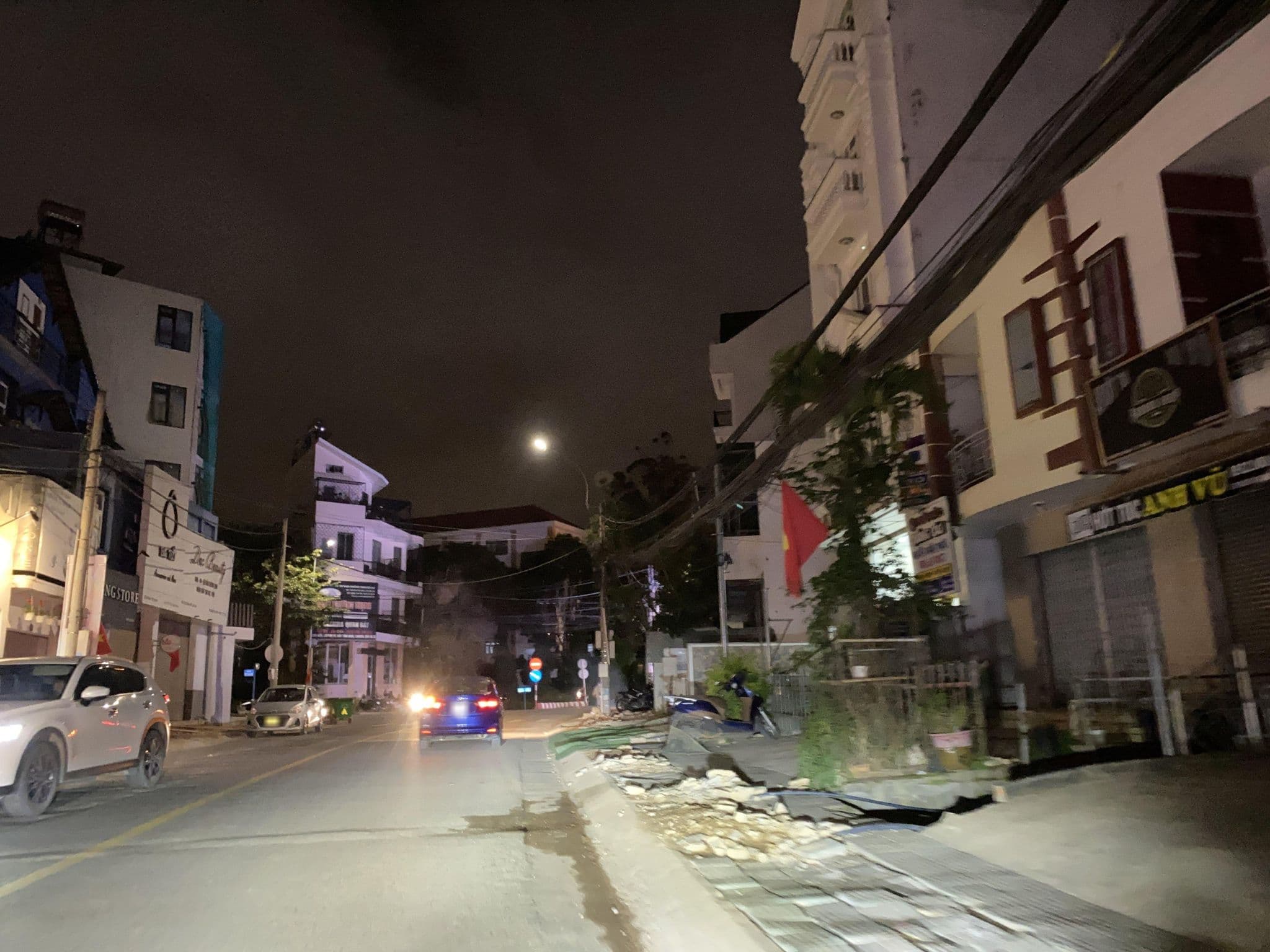 Street view near A.M. Memory, Ðà Lạt