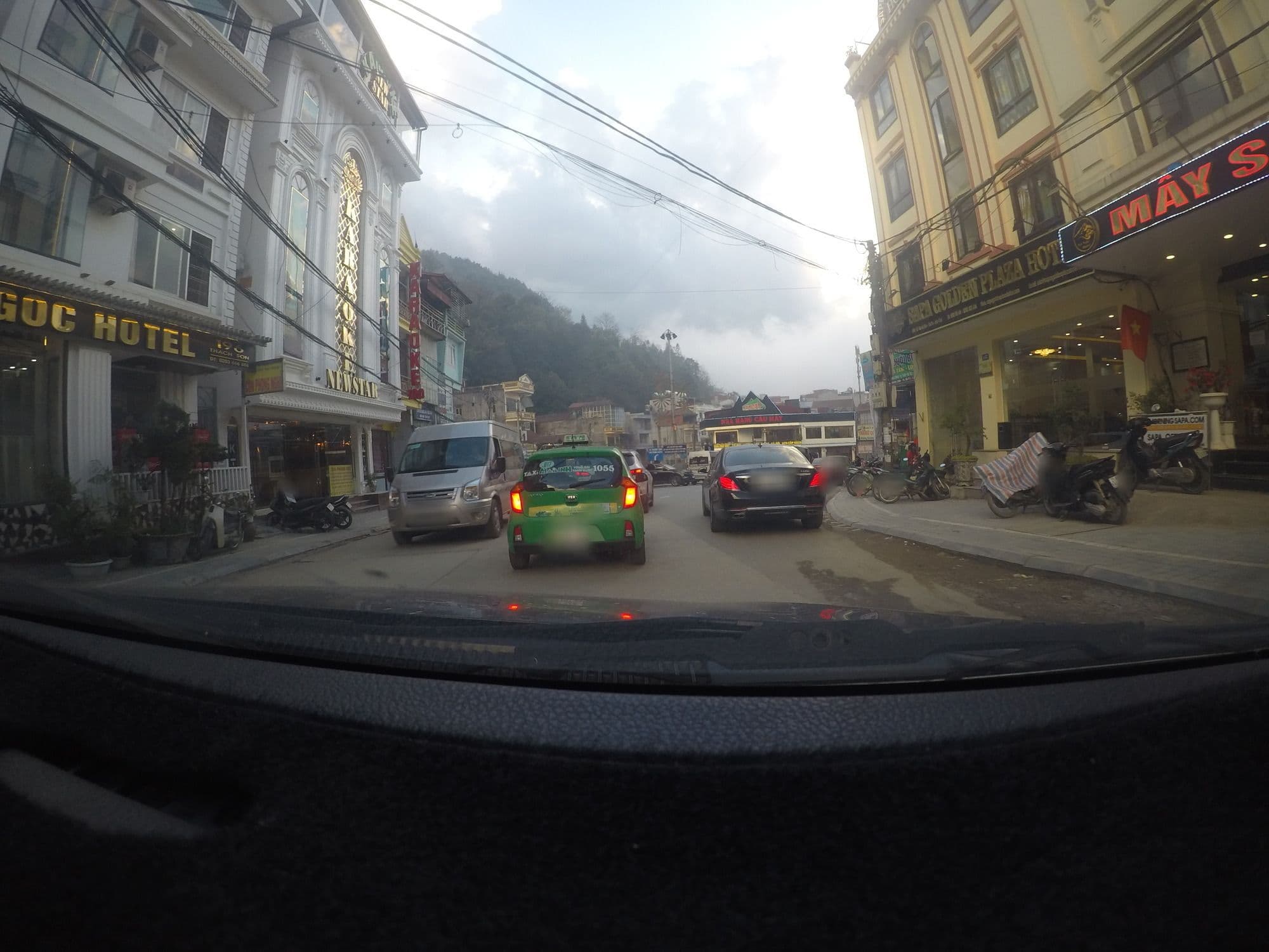 Street view near May Sapa Hotel, Sa Pa
