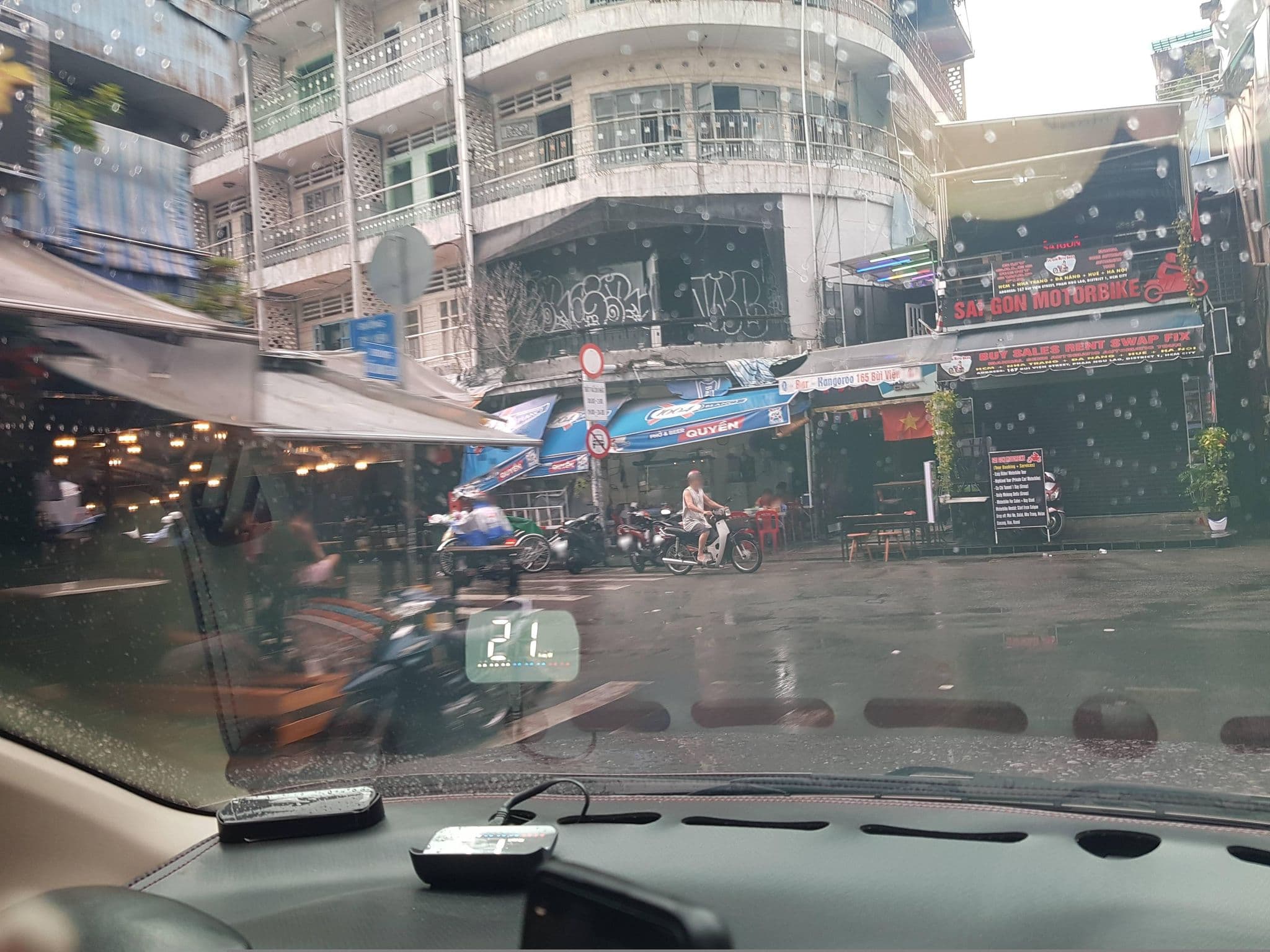 Street view near Northern Hostel, Quận Ba