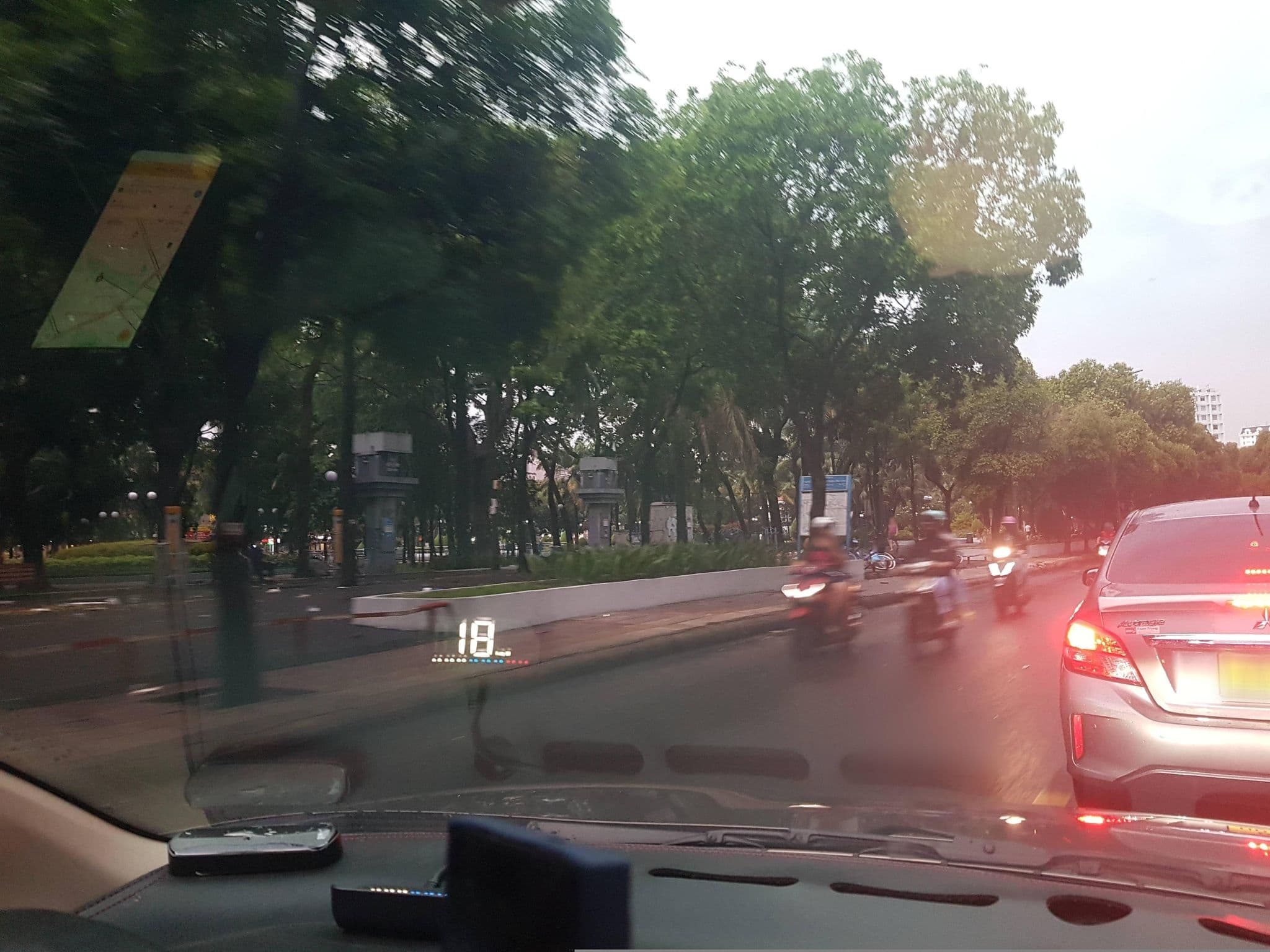 Street view near Lantern Hotel, Quận Ba