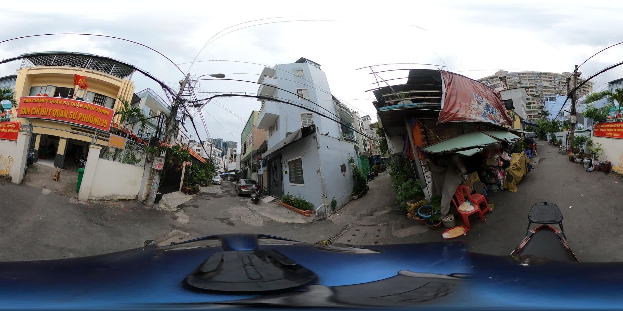 Street view near Half Coffee N Dorm, Bình Thạnh — © bemaps_1pd (CC BY-SA · Mapillary)