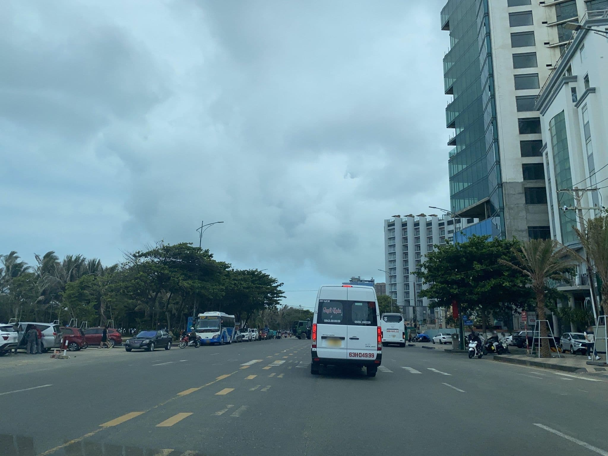 Street view near Victory Hotel, Vũng Tàu