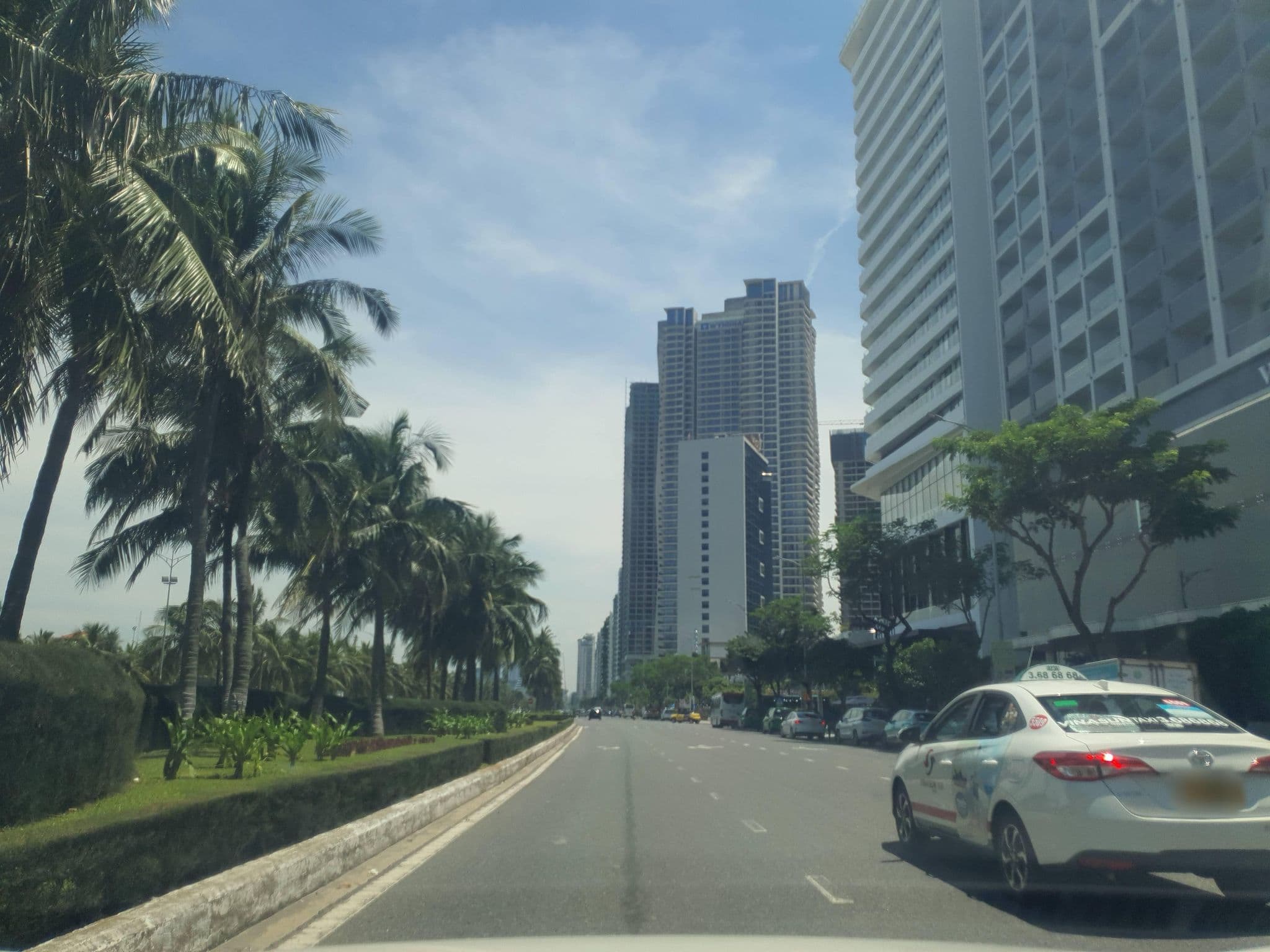 Street view near Sekong Hotel, An Hải