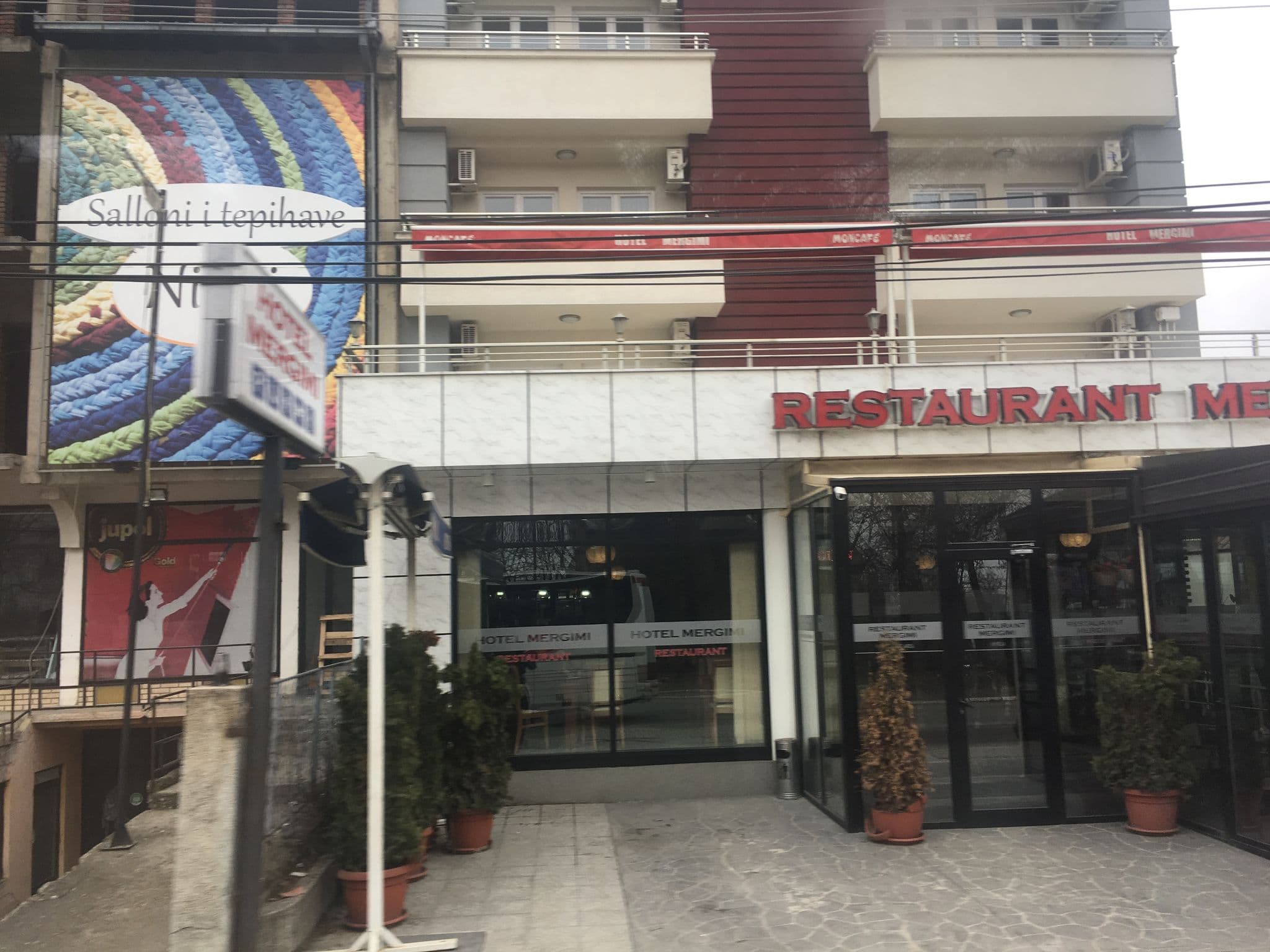 Street view near Hotel Dona, Pejë — © rrustem_haradinaj (CC BY-SA · Mapillary)