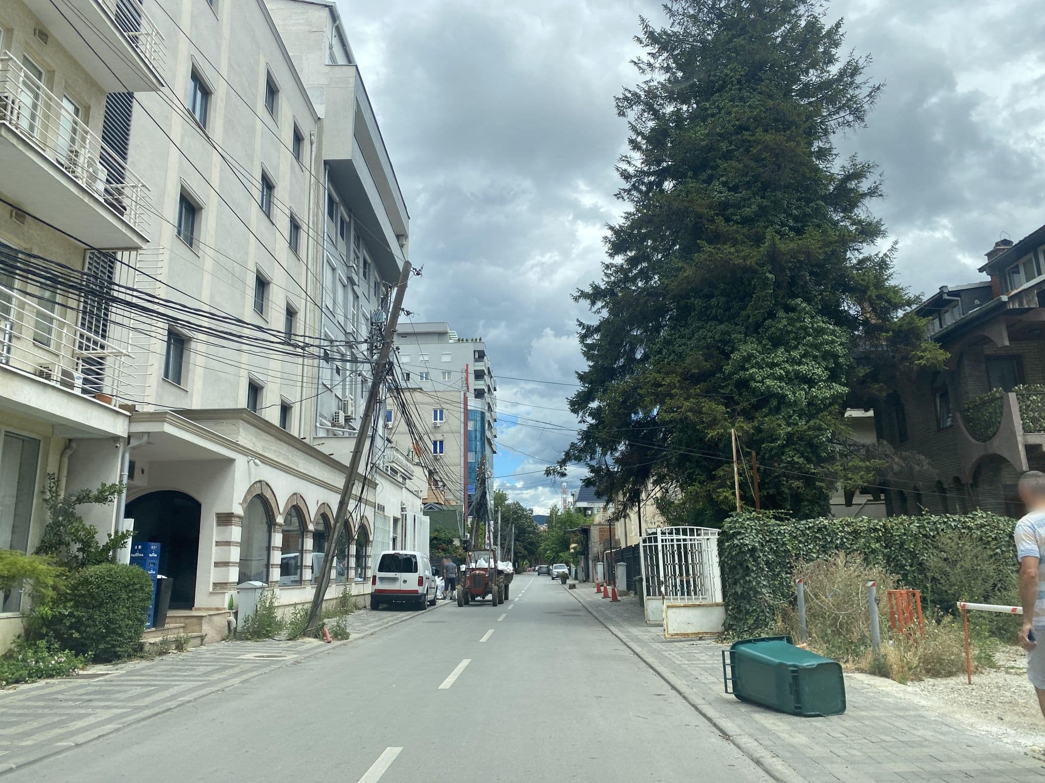 Street view near Hotel Plaza, Pristina