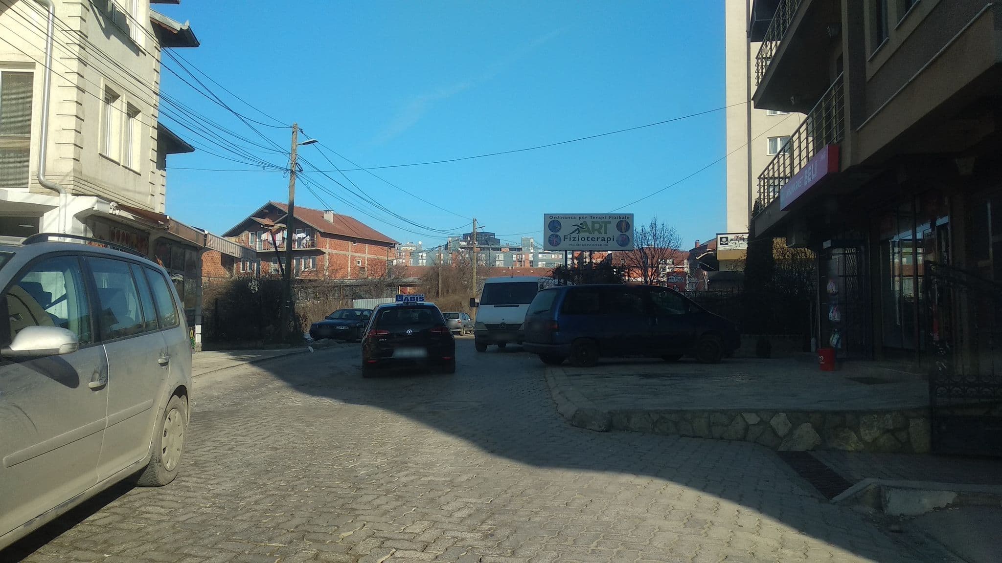 Street view near Hotel Nartel, Pristina