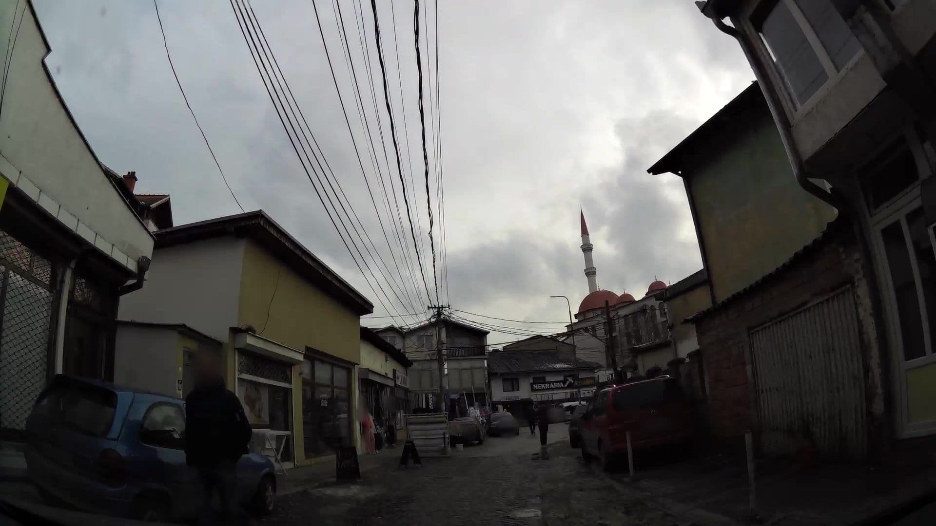 Street view near Hotel Begolli, Pristina