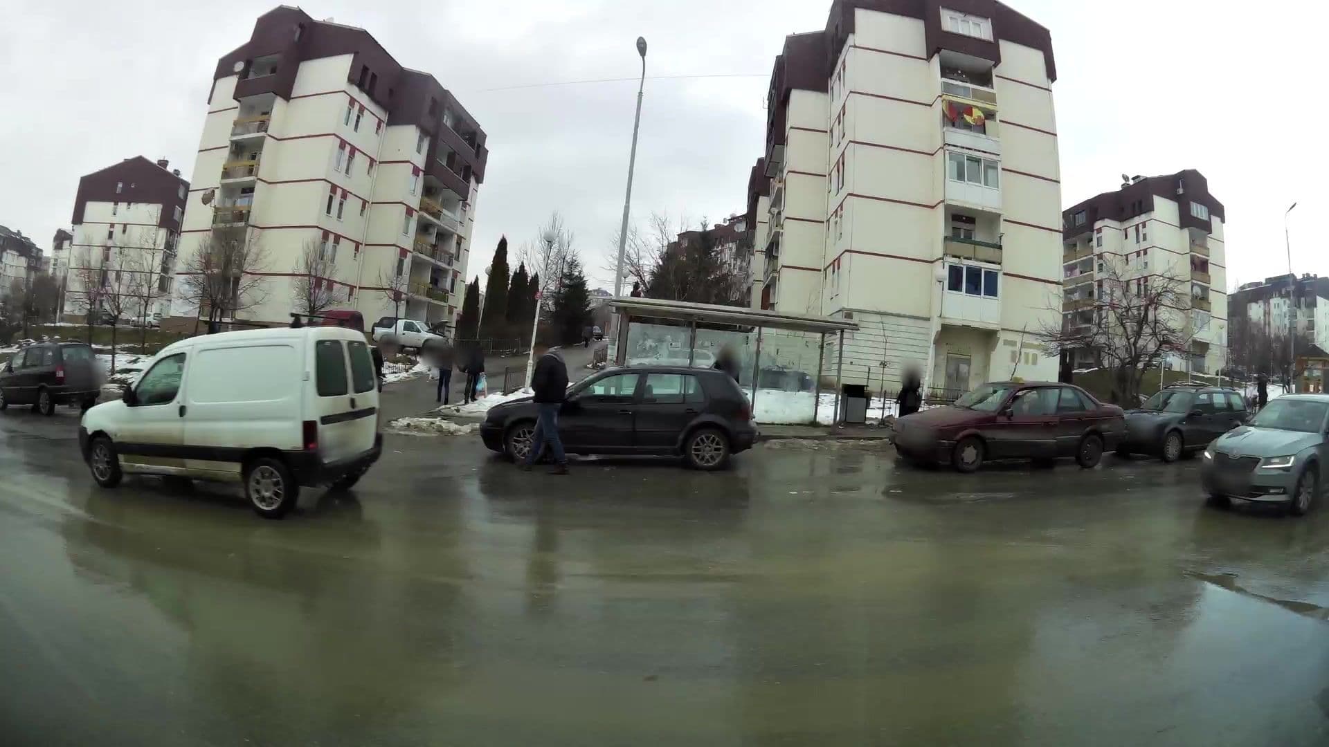 Street view near Objekti 12, Pristina