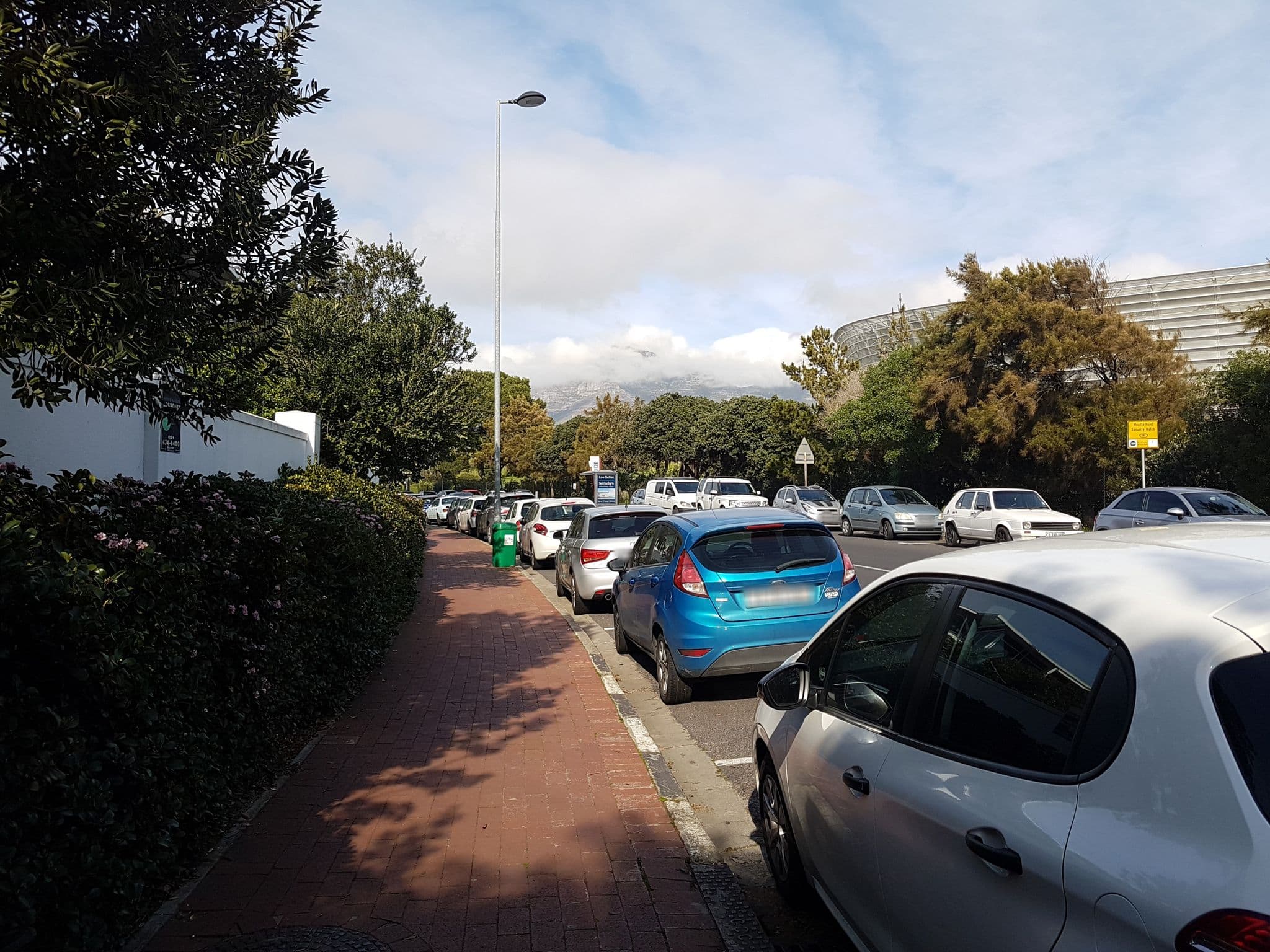 Street view near The Radisson Blu Hotel Waterfront, Cape Town