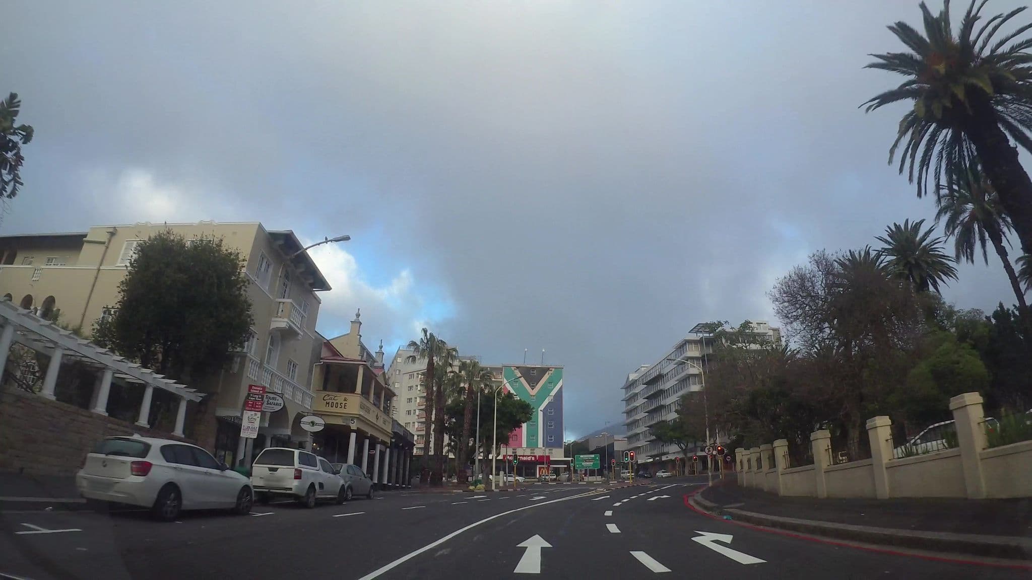 Street view near Cat And Moose, Cape Town