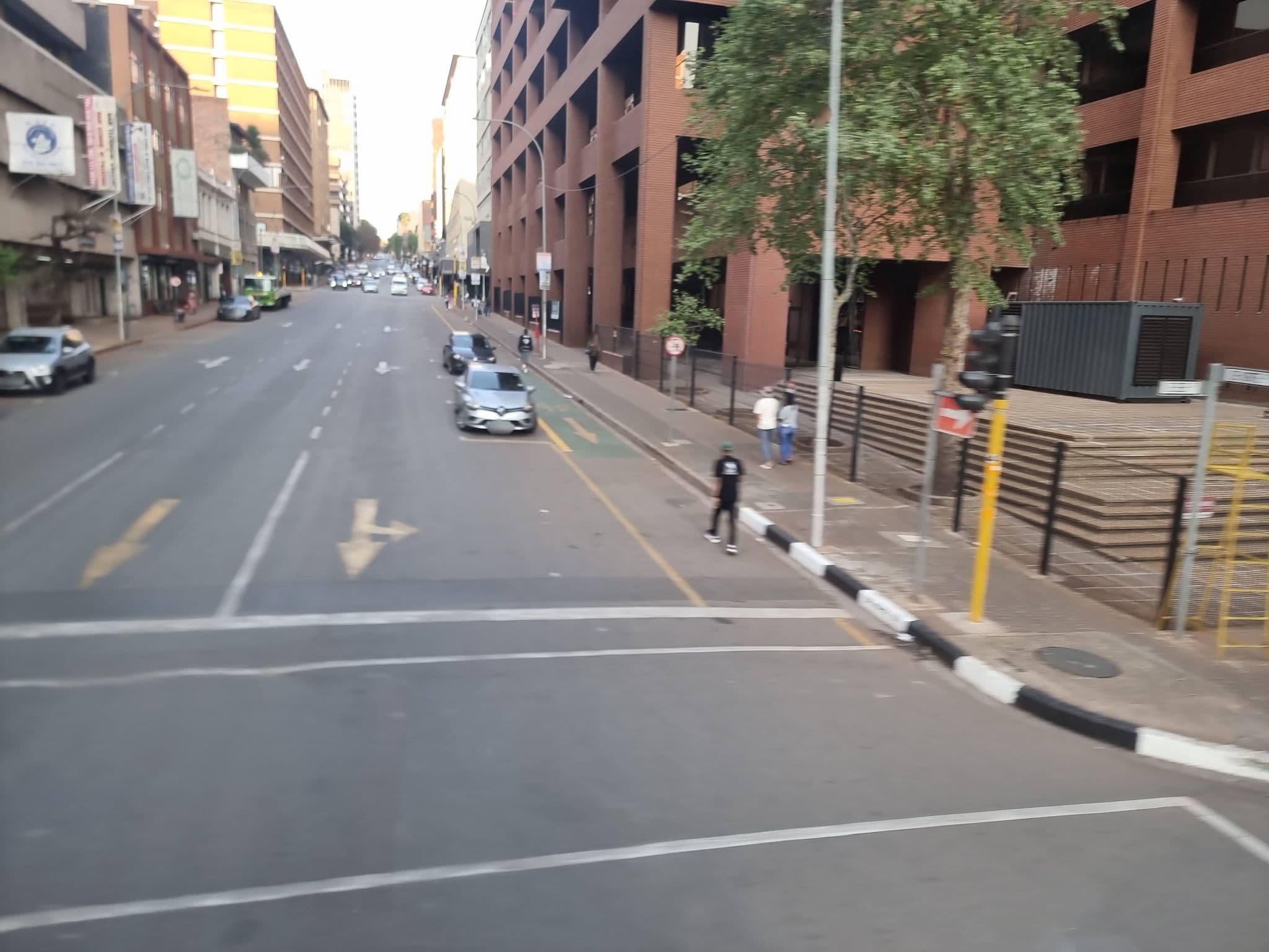 Street view near The Bannister Hotel, Johannesburg — © mapfool (CC BY-SA · Mapillary)