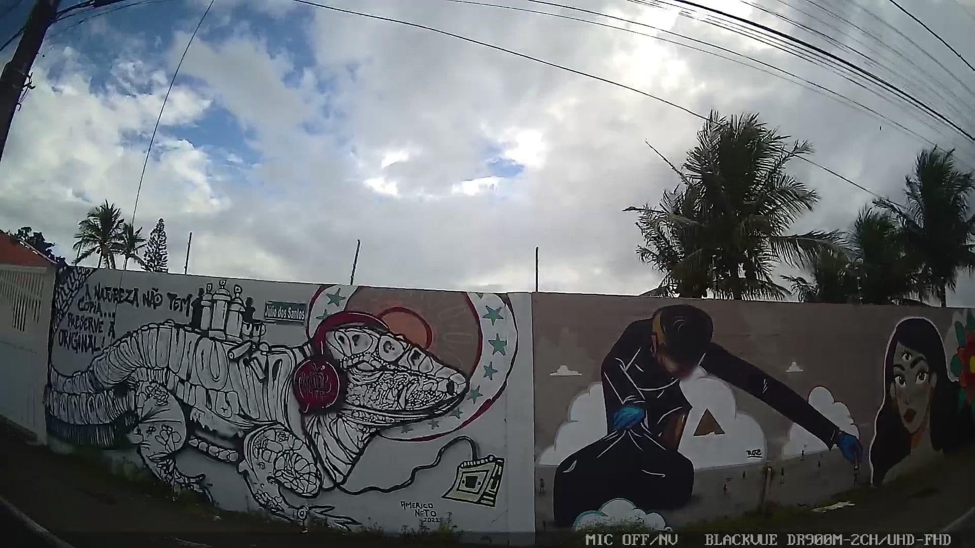 Street view near Namoa Pollastrini, Itanhaém — © yaf1 (CC BY-SA · Mapillary)