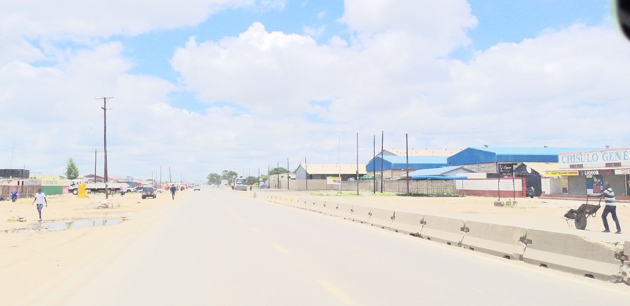 Street view near Luzi Guest House, Lusaka — © alterblank (CC BY-SA · Mapillary)