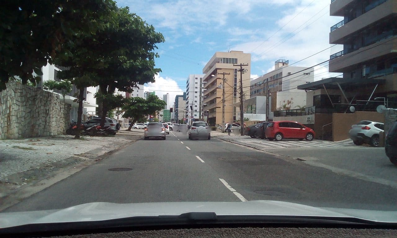 Street view near Hotel Ouro Branco, João Pessoa — © fredporto (CC BY-SA · Mapillary)