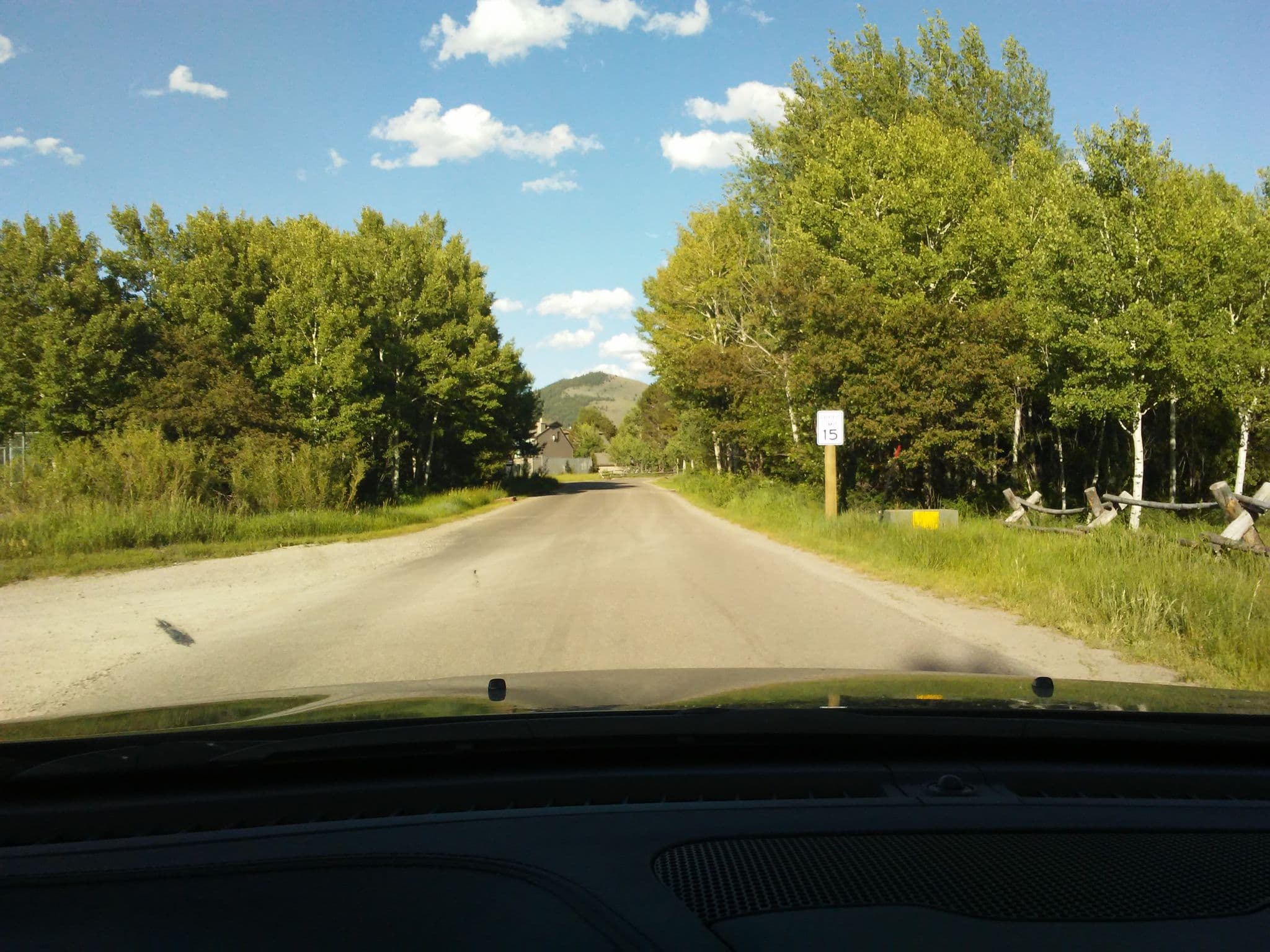 Street view near Larkspur, Moose Wilson Road