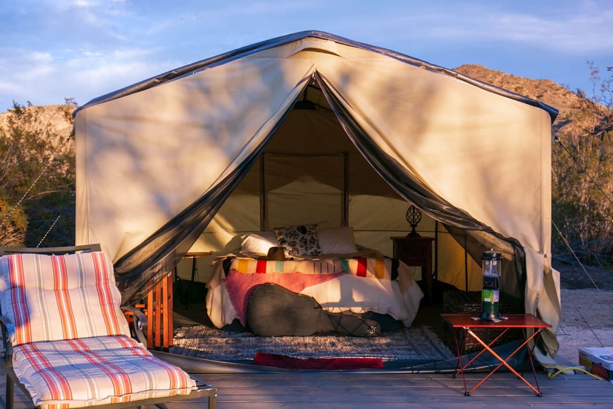 Desert Rose Collective Camping, Campsite in Morongo Valley