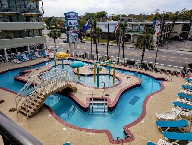 Bermuda Sands on the boardwalk, Resort in Myrtle Beach