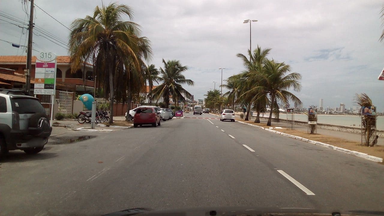 Street view near Pousada Verde Mar, João Pessoa — © fredporto (CC BY-SA · Mapillary)