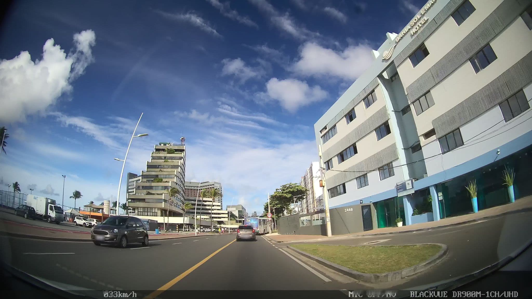 Street view near Hotel Bahia Sol e Mar, Salvador