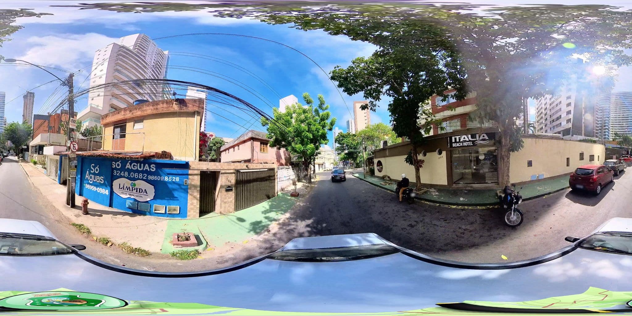 Street view near Fortaleza Mar Hotel, Fortaleza — © matheusgomesms (CC BY-SA · Mapillary)