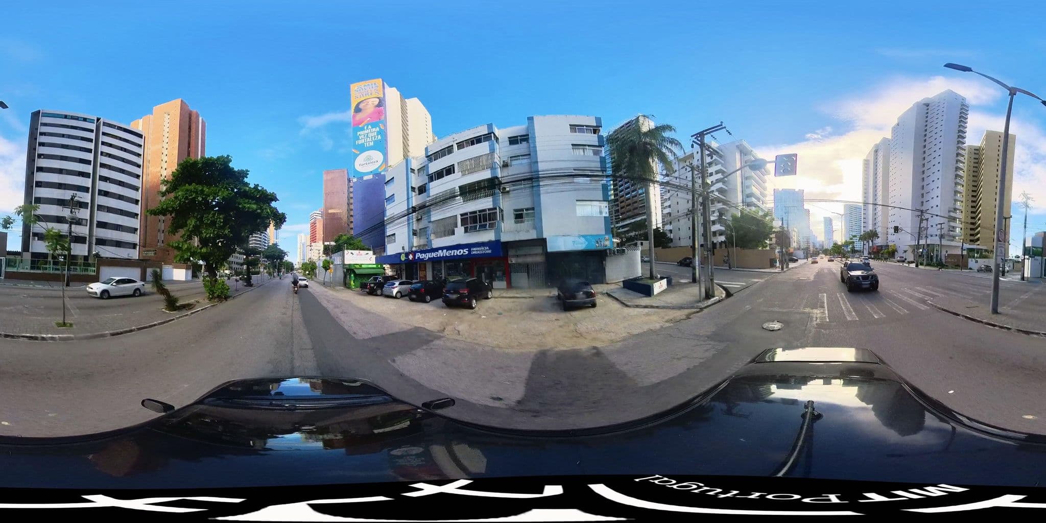 Street view near Abrolhos Praia Hotel, Fortaleza — © matheusgomesms (CC BY-SA · Mapillary)