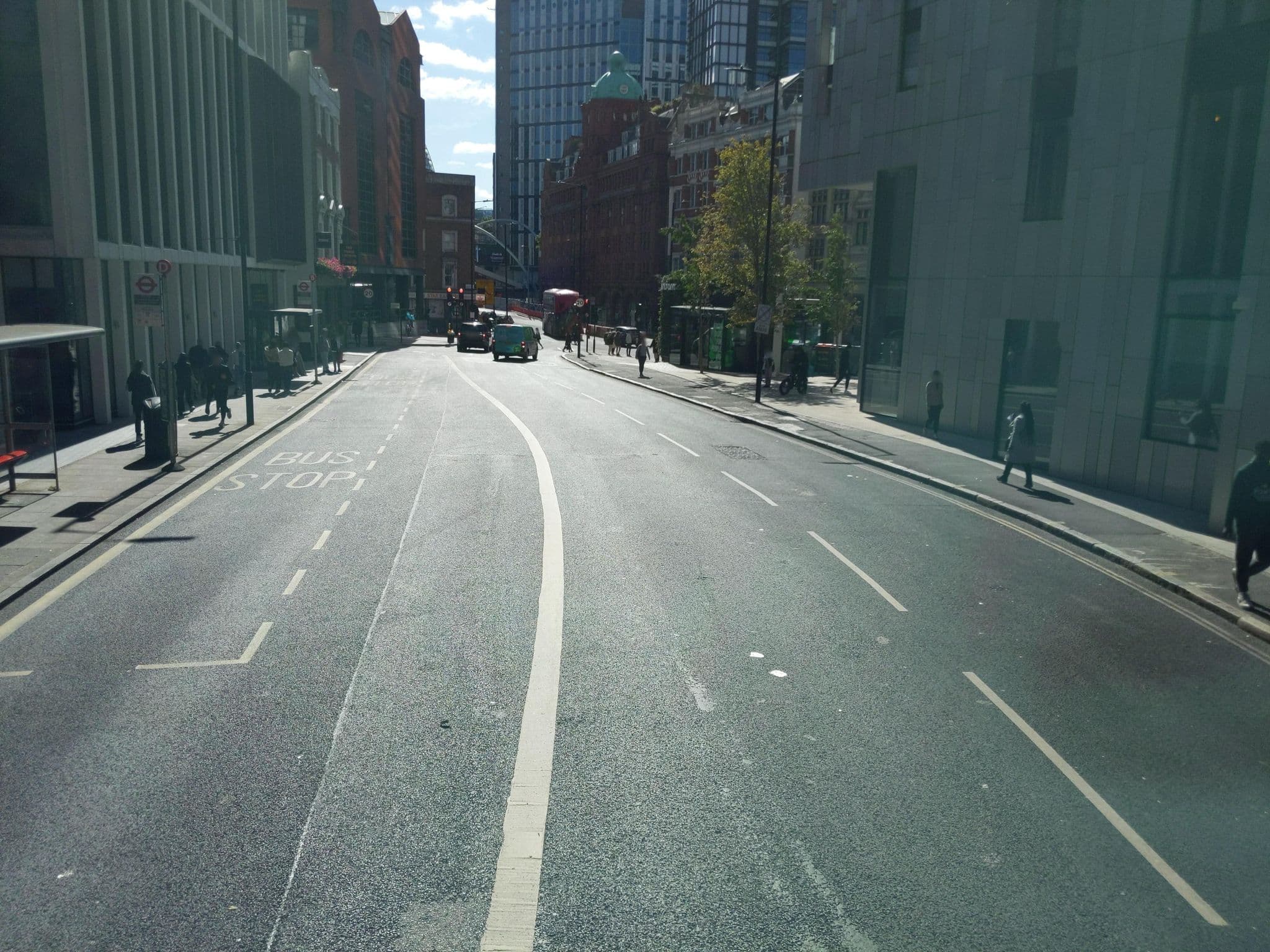 Street view near Premier Inn London City (Old Street) hotel, Barbican — © harry_wood (CC BY-SA · Mapillary)