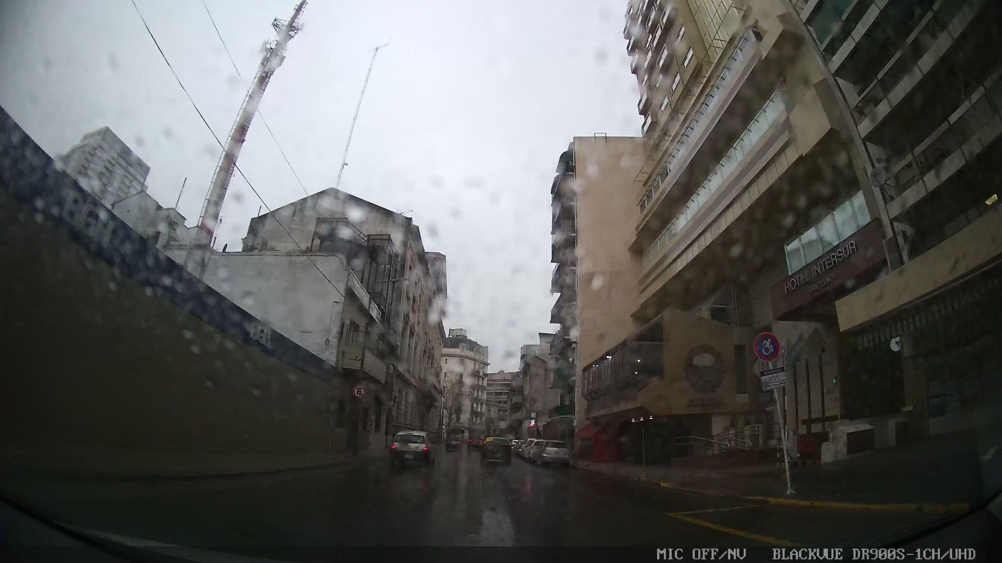 Street view near Hotel Intersur, Buenos Aires