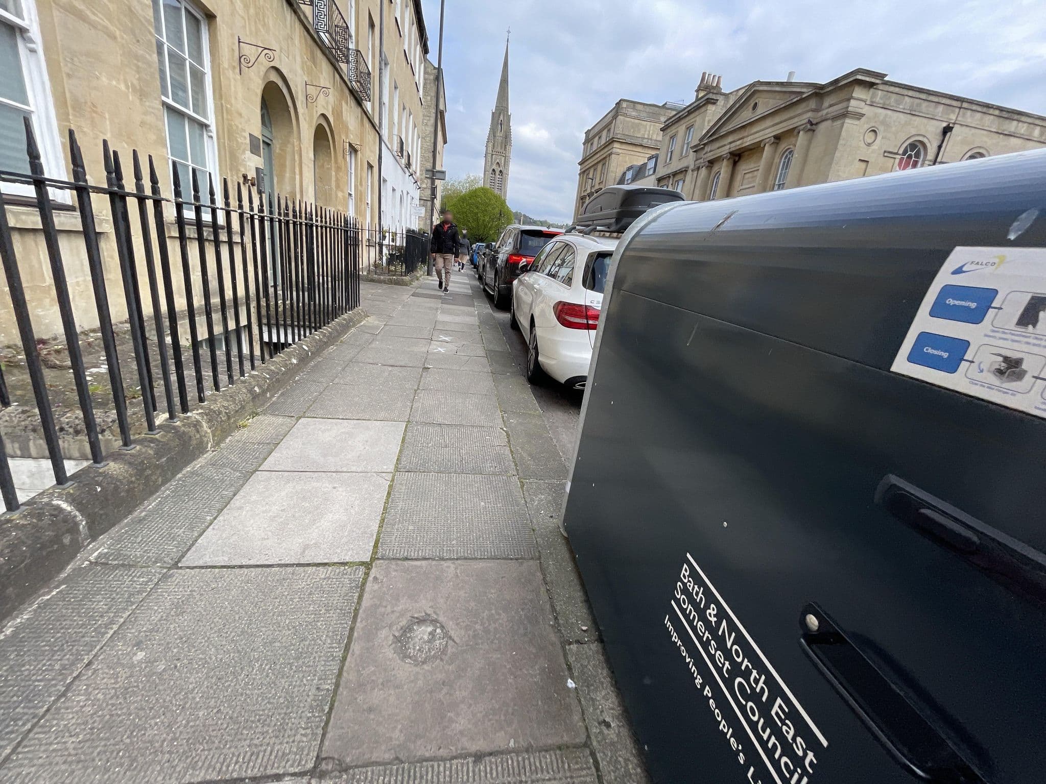 Street view near The Halcyon Hotel Apartments, Henry Street, Bath