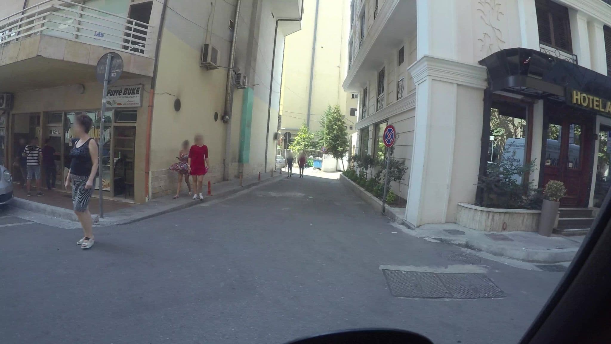 Street view near Arber, Tirana
