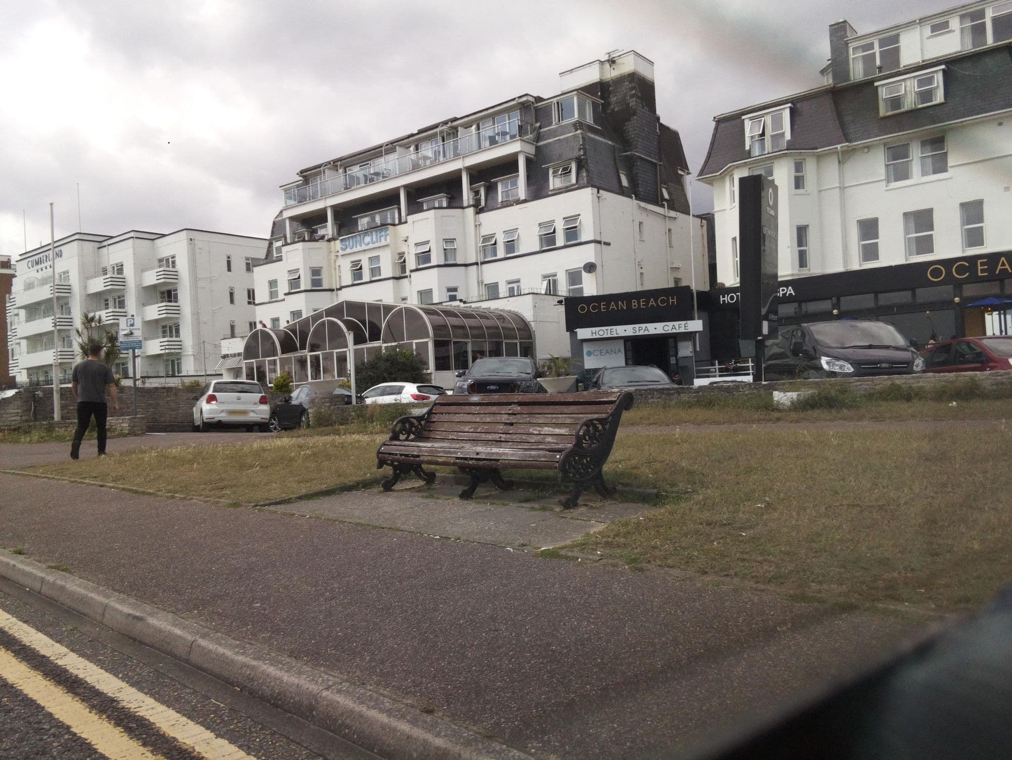 Street view near Ocean Beach Hotel & Spa, Bournemouth — © southglos (CC BY-SA · Mapillary)