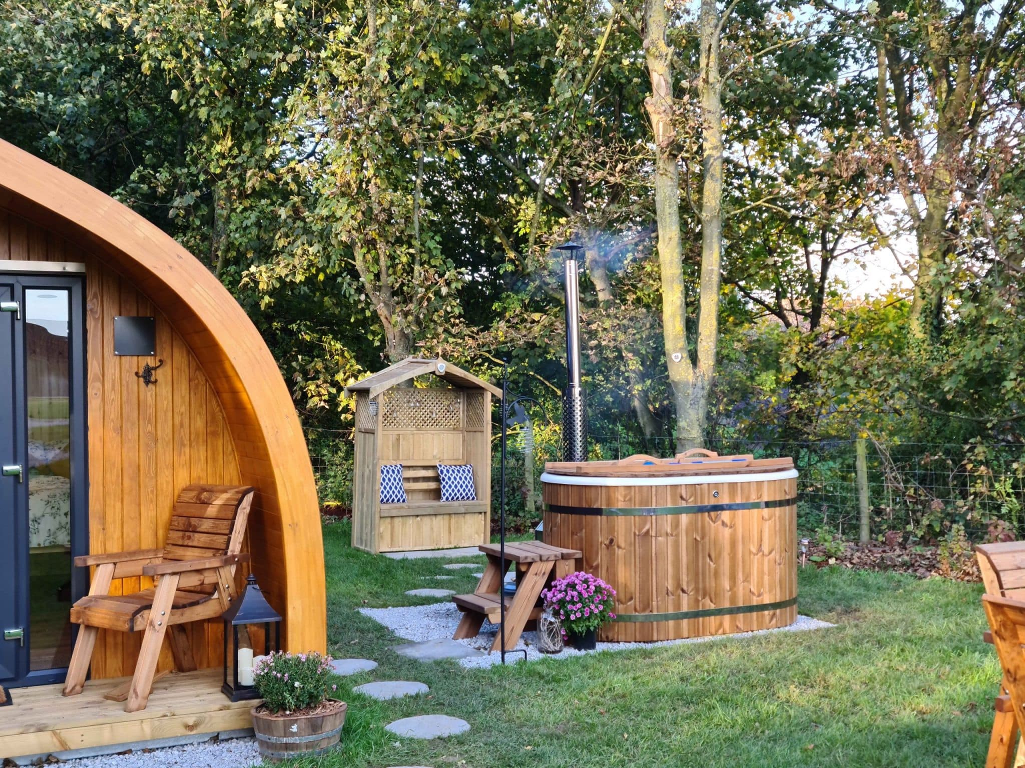 The Paddock Pods at Homeland, Dunnington