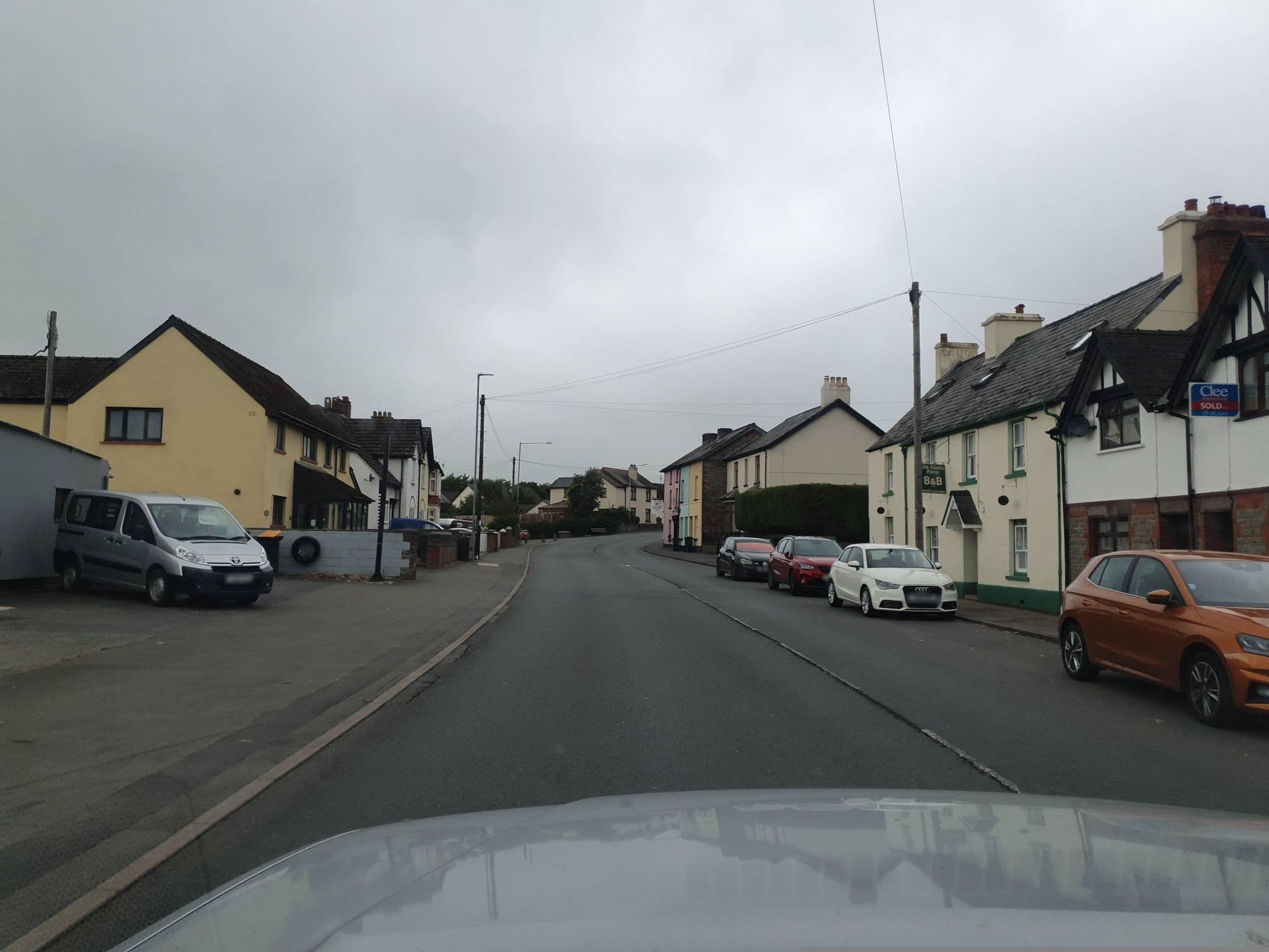 Street view near Old Castle Farm Guest House, Brecon — © russmcd (CC BY-SA · Mapillary)