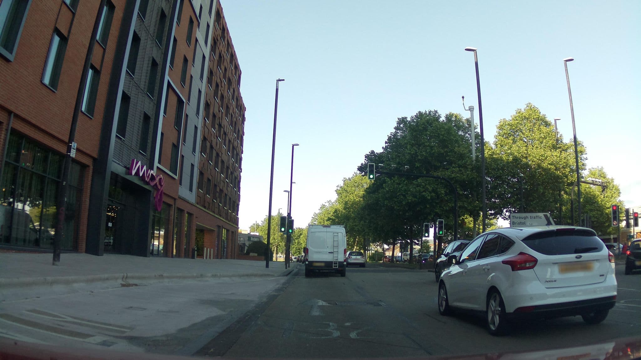 Street view near Moxy Bristol, Bristol