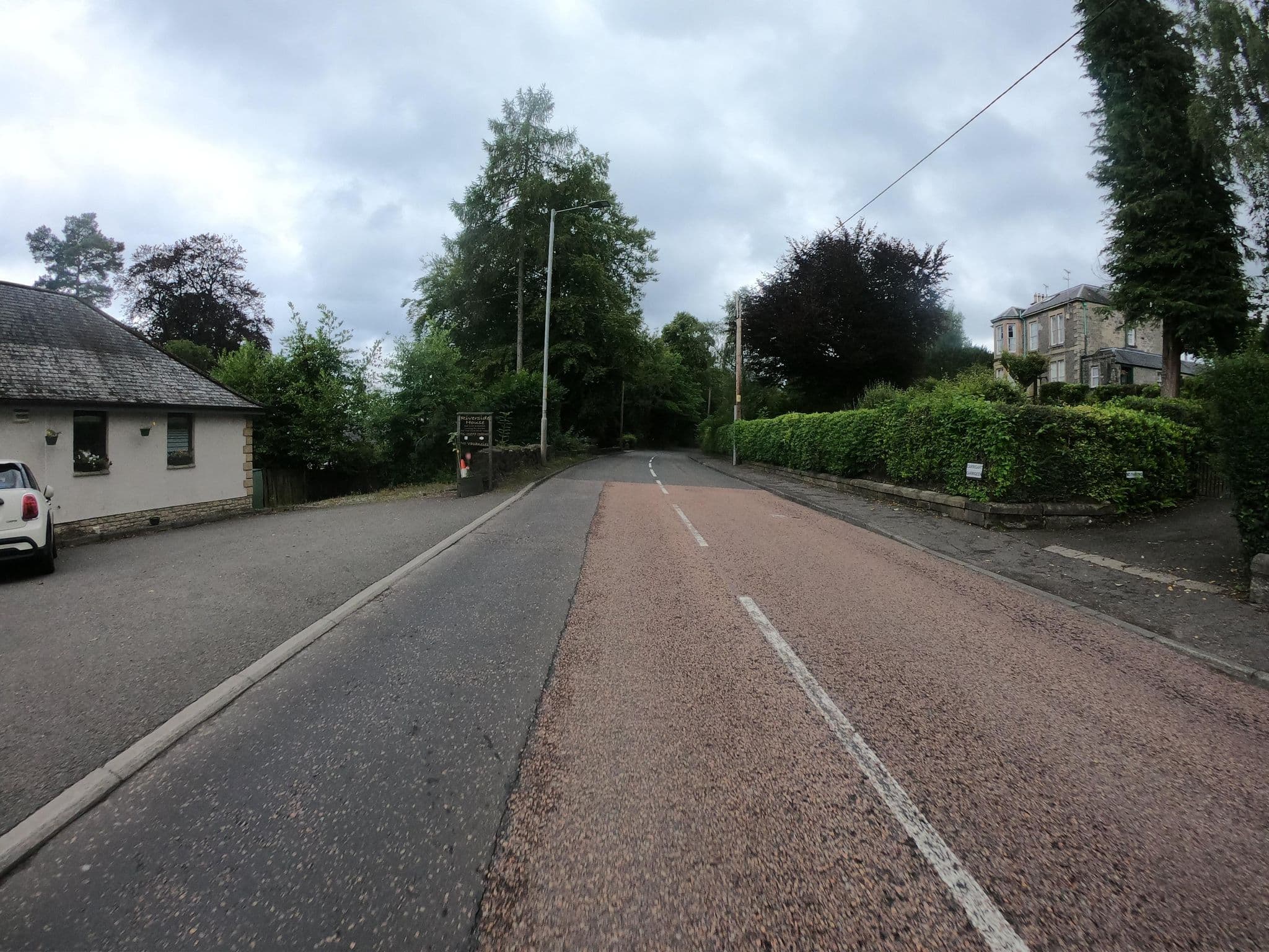 Street view near Riverside House, Callander — © joostjakob (CC BY-SA · Mapillary)