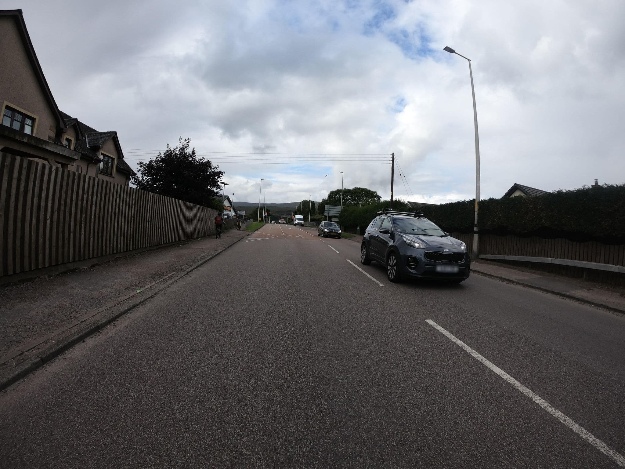 Street view near Victoria House, Caol