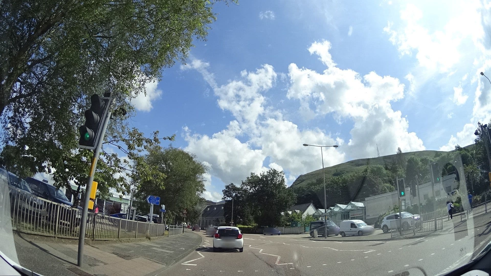 Street view near Ben Nevis Hotel, Fort William